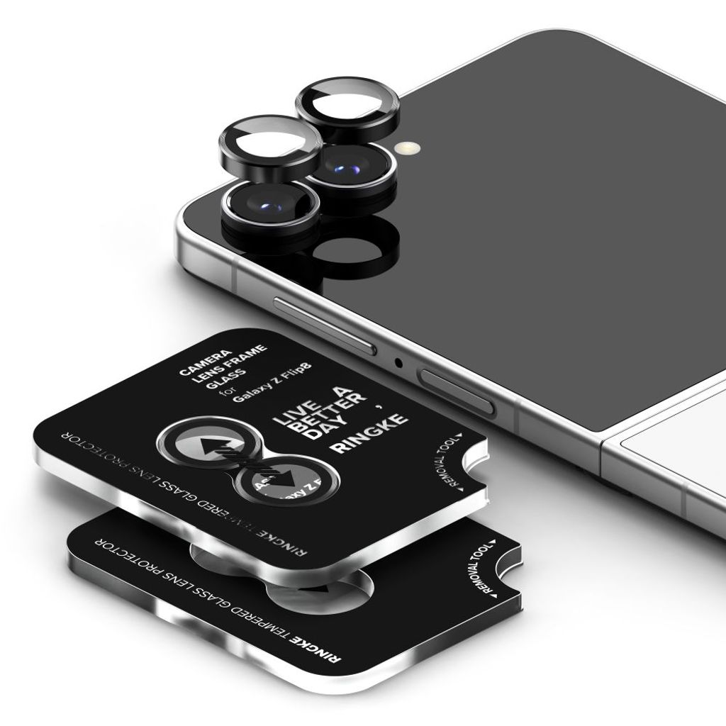 Ringke Samsung Galaxy Z Flip 8 Kameradeksel 2-pakning - Svart