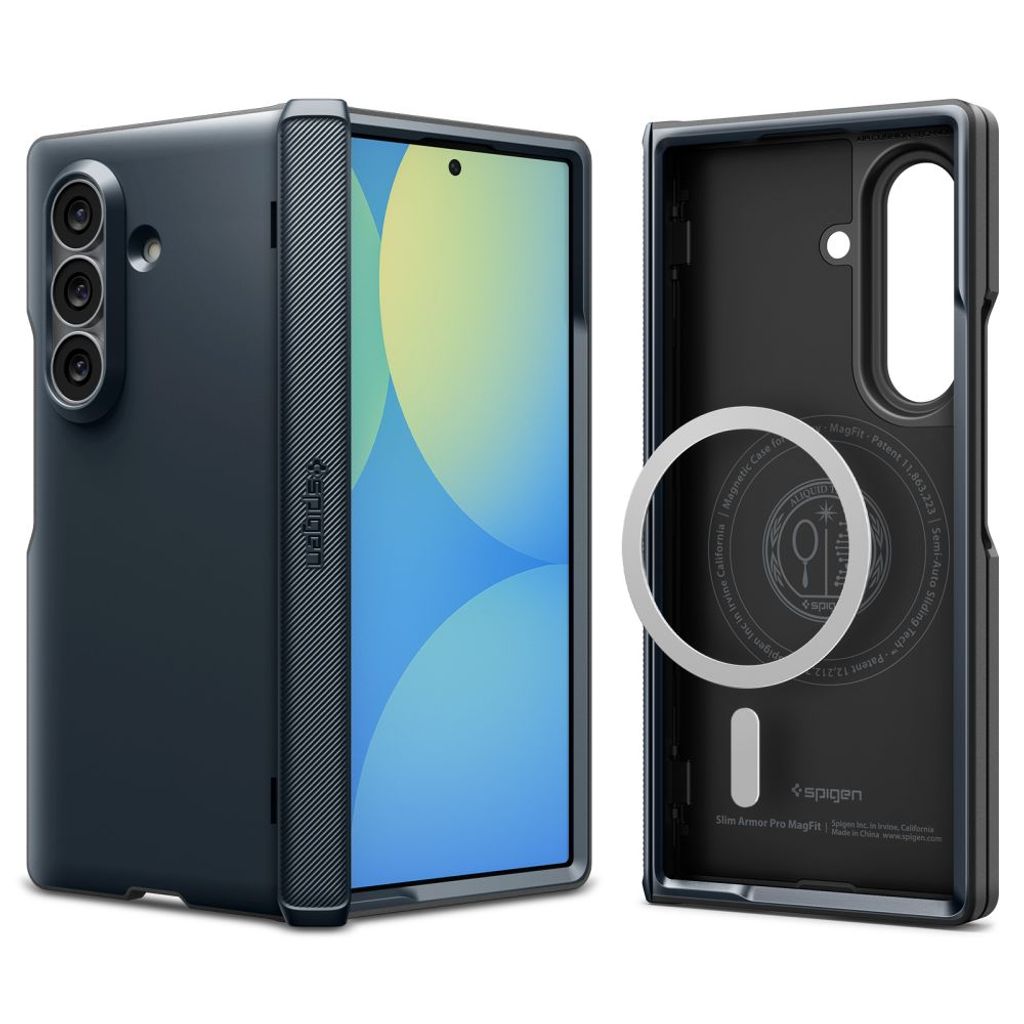 Spigen Samsung Galaxy Z Fold 8 Ultra MagSafe Deksel – Mørkblå
