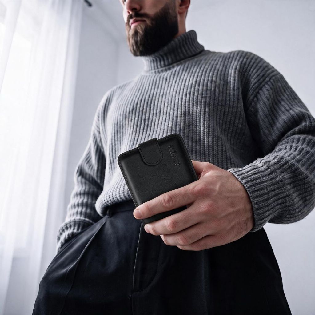 Tech-Protect Samsung Galaxy Z Flip 8 Lommeboketui – Svart