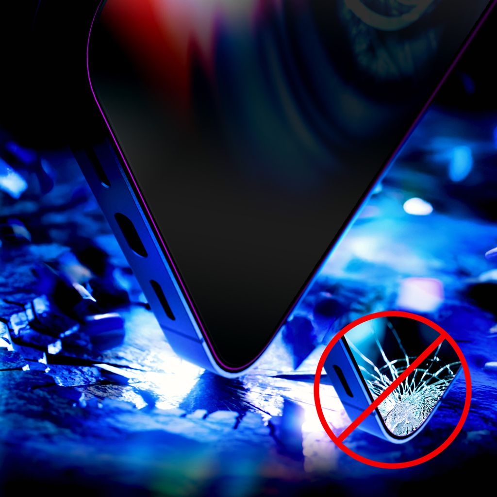 3mk Hardglass Max Privacy -näytönsuoja applikaattorin kanssa iPhone 18 Pro Max/17 Pro Max:lle