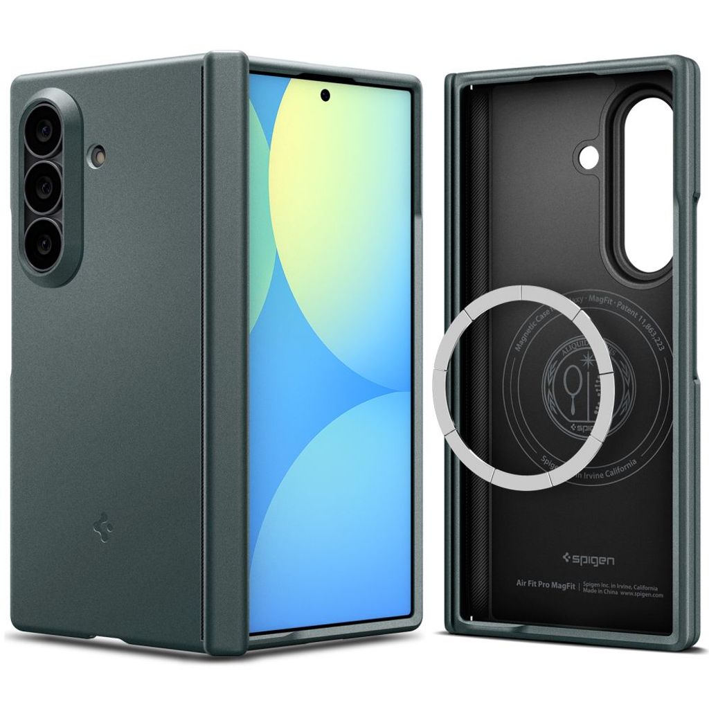 Spigen Samsung Galaxy Z Fold 8 Ultra MagSafe-kompatibel Deksel - Mørkegrønn