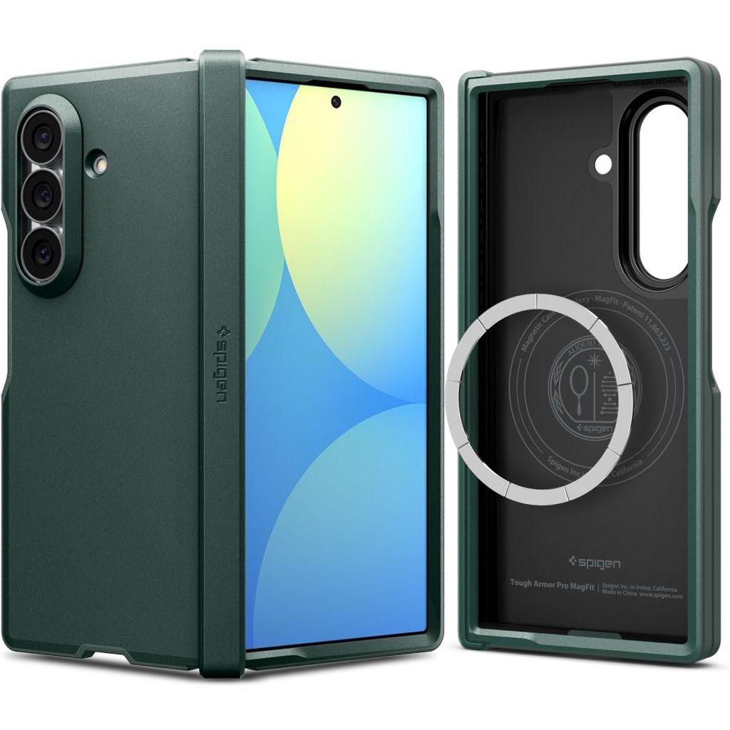 Spigen Samsung Galaxy Z Fold 8 Ultra MagSafe Deksel – Mørkegrønn