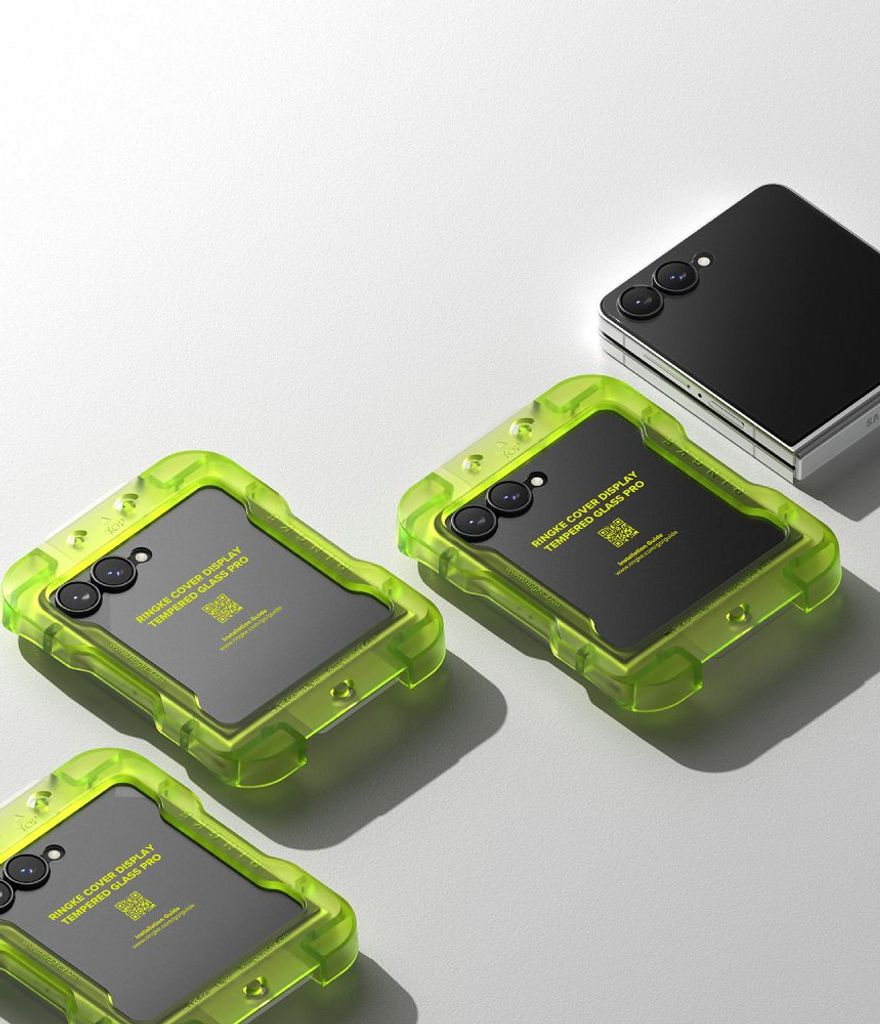 Ringke Samsung Galaxy Z Flip 8 Skjermbeskytter Herdet Glass 2-pakning