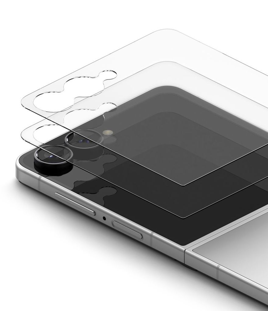 Ringke Samsung Galaxy Z Flip 8 Skjermbeskytter Herdet Glass 2-pakning