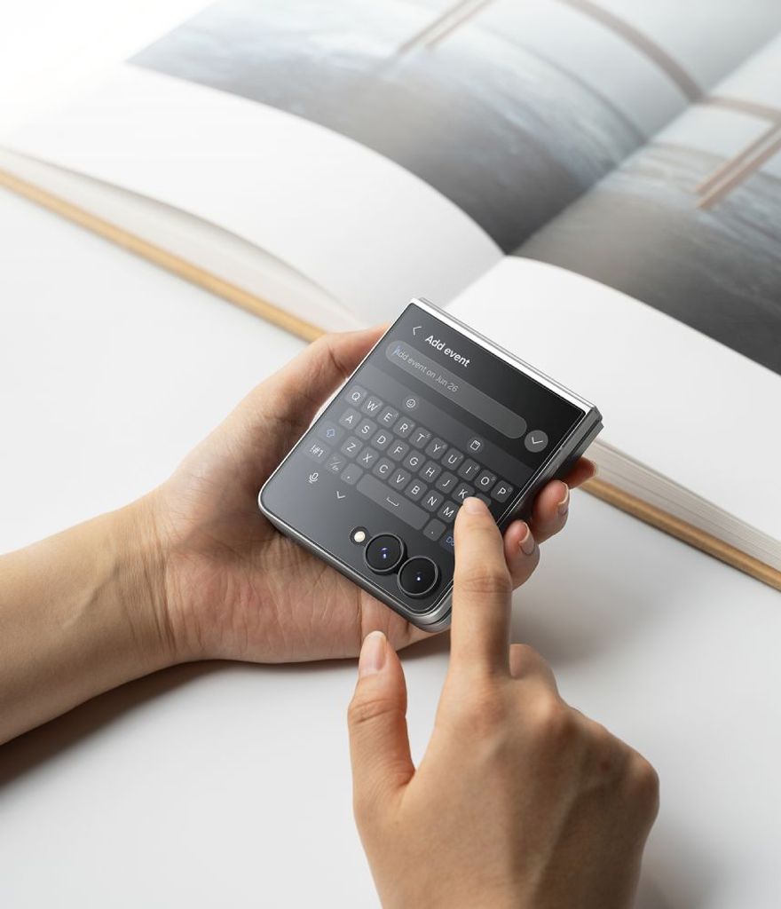 Ringke Samsung Galaxy Z Flip 8 Skjermbeskytter Herdet Glass 2-pakning