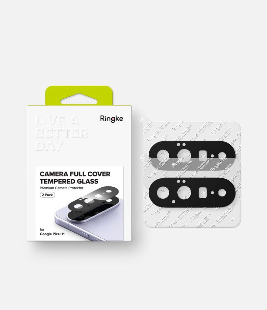 Ringke Google Pixel 11 Camera Full Cover 2-pakning - Svart