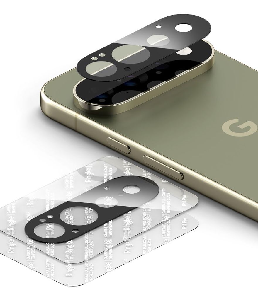 Ringke Google Pixel 11 Pro Linssinsuoja Karkaistu Lasi 2 kpl - Musta