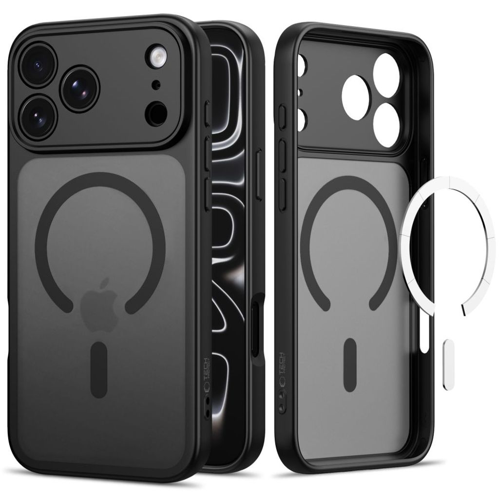 Tech-Protect BasicMag MagSafe -kuori  iPhone 17 Pro/18 Pro:lle - Musta