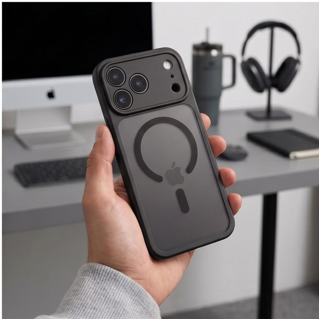 Tech-Protect BasicMag MagSafe -kuori  iPhone 17 Pro/18 Pro:lle - Musta