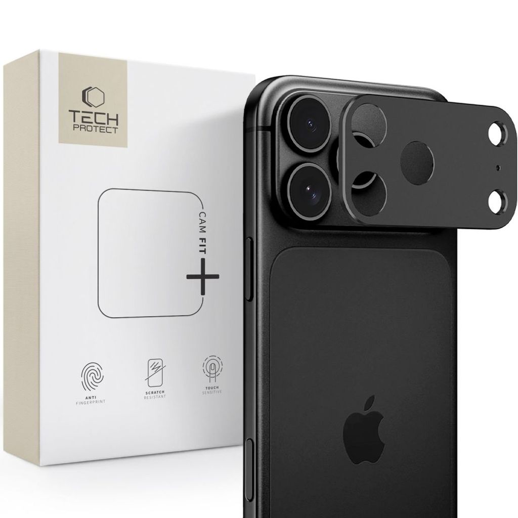 Tech-Protect Camalloy Fit+ -linssinsuoja  iPhone 18 Pro/17 Pro:lle