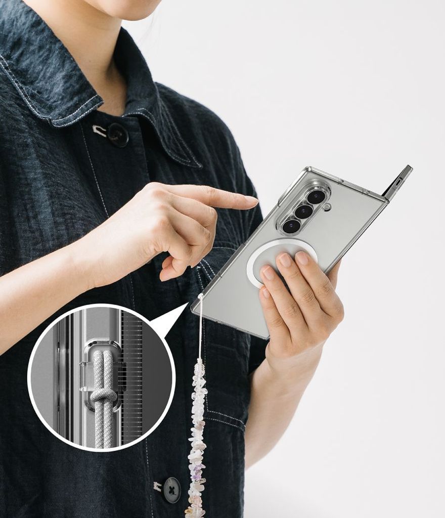 Ringke Slim MagSafe Cover til Samsung Galaxy Z Fold 8 - Gennemsigtig