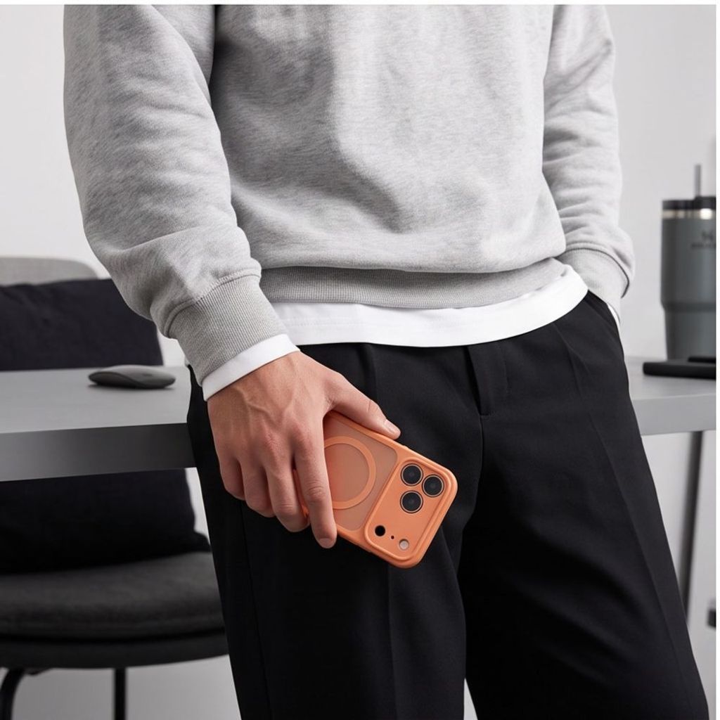 Tech-Protect BasicMag MagSafe -kuori iPhone 17 Pro/18 Pro:lle - Oranssi