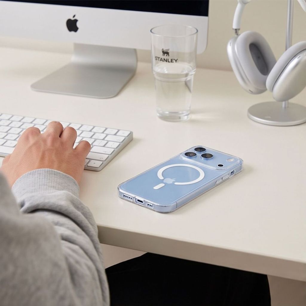 Tech-Protect FlexAir MagSafe -kuori  iPhone 17 Pro/18 Pro:lle - Läpinäkyvä