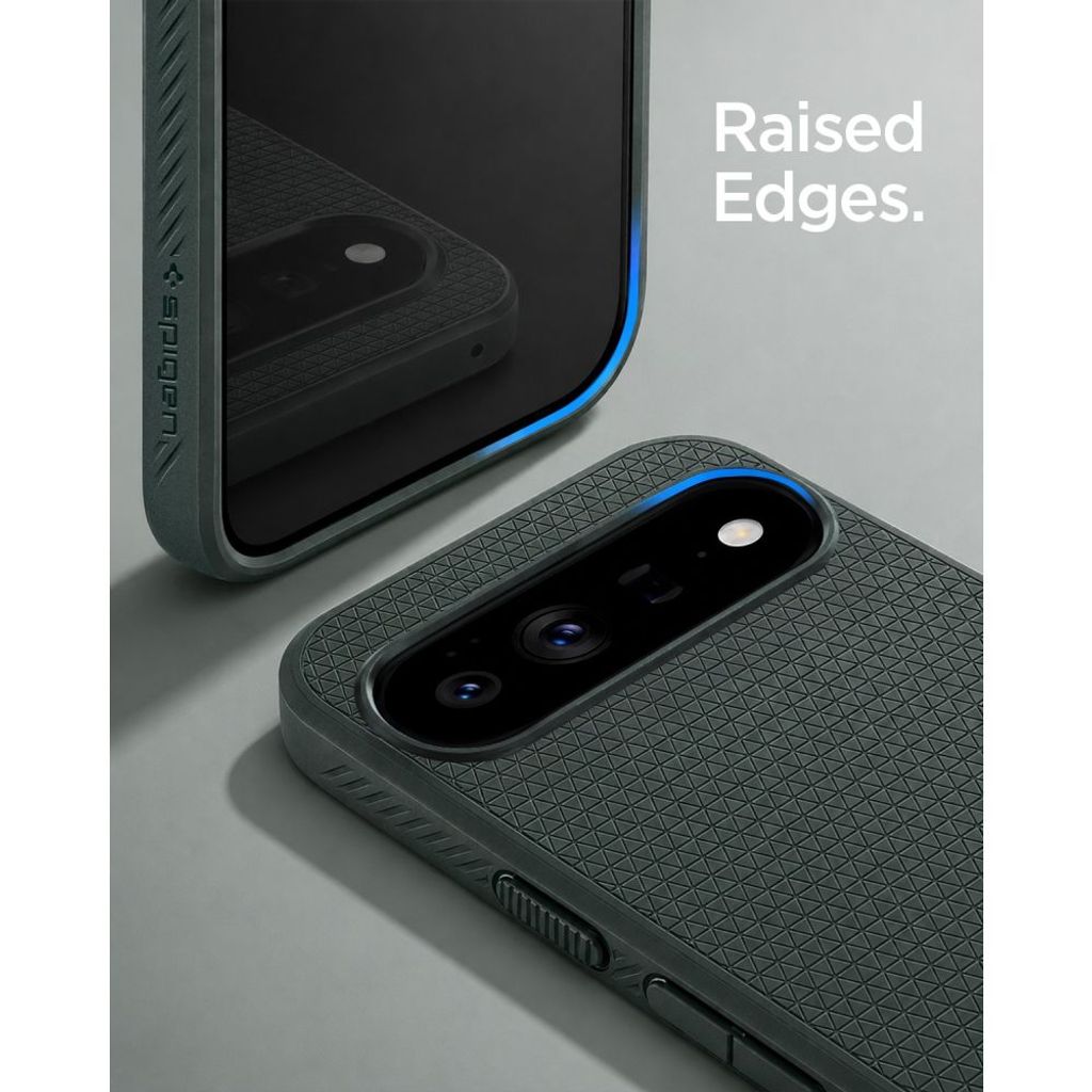 Spigen Liquid Air MagSafe -kuori till Google Pixel 11 - Tummanvihreä