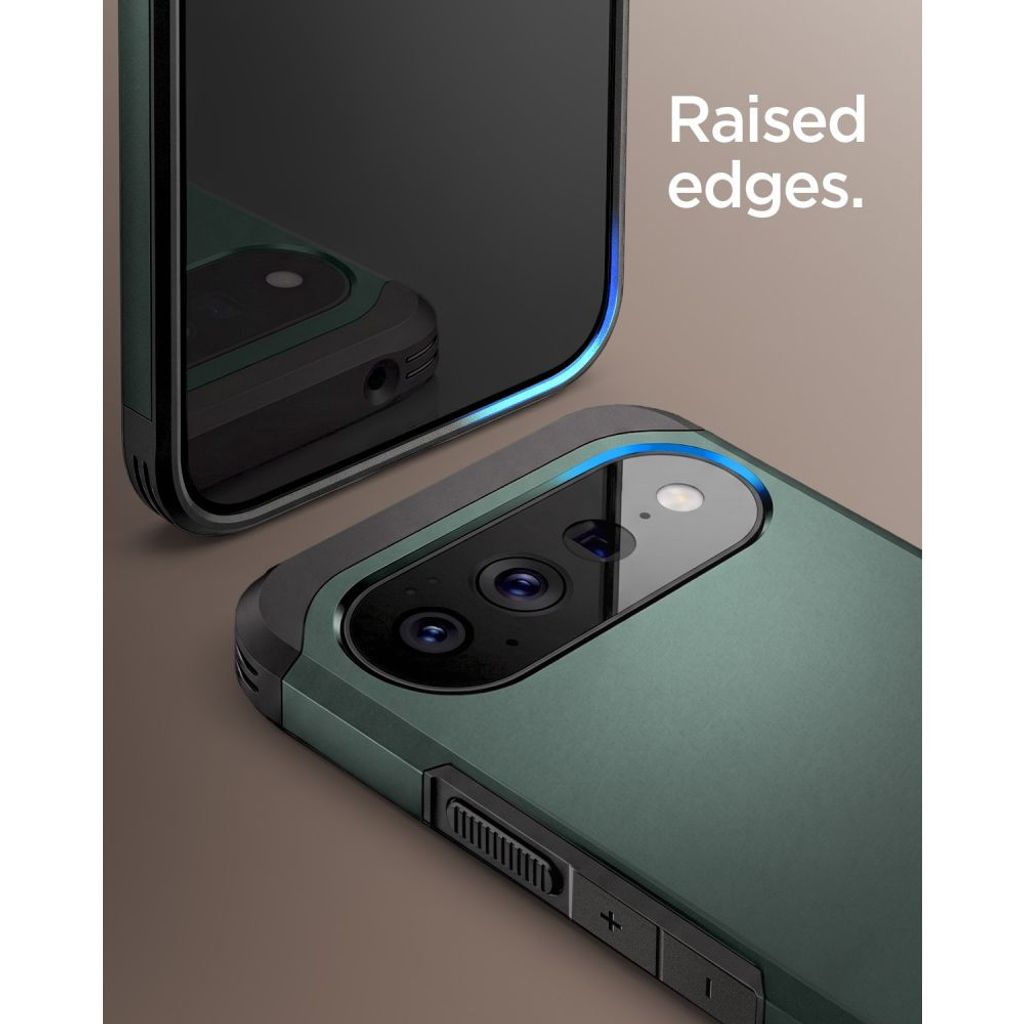 Spigen Tough Armor MagSafe Cover till Google Pixel 11 - Mørkegrøn