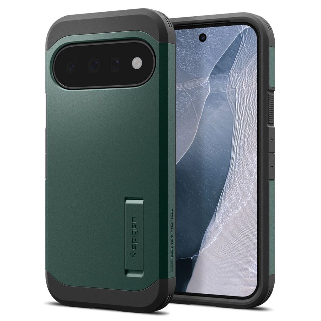 Spigen Tough Armor MagSafe Cover till Google Pixel 11 - Mørkegrøn