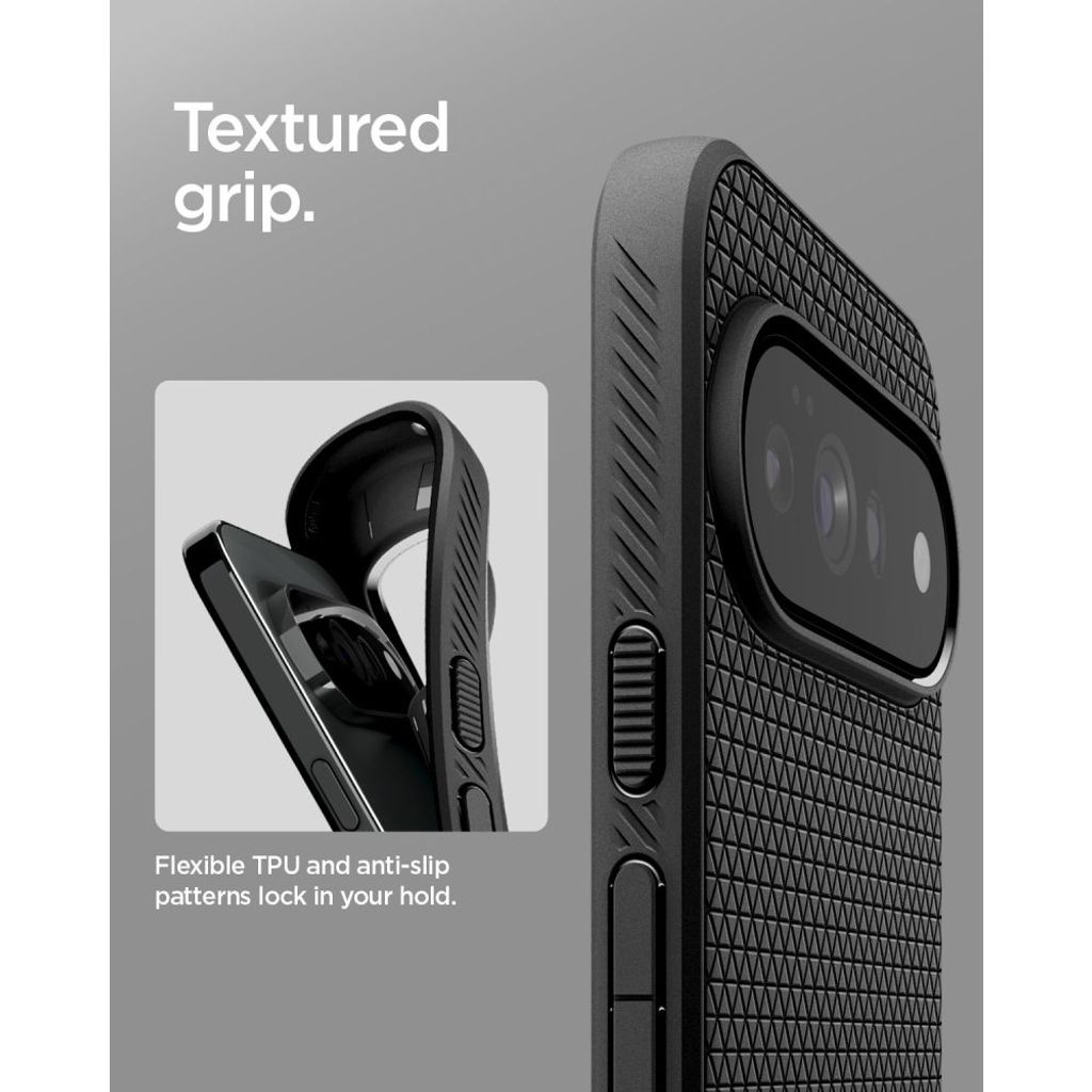 Spigen Liquid Air -kuori till Google Pixel 11 Pro - Musta