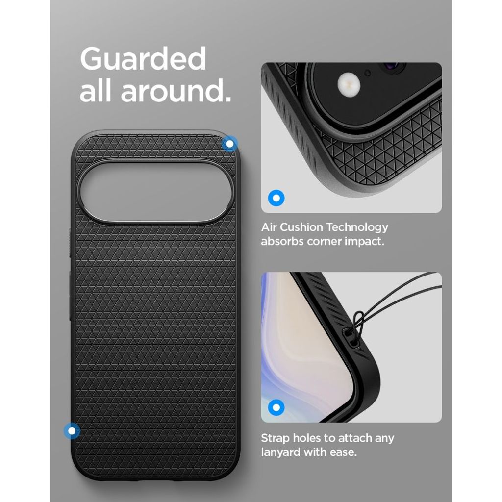 Spigen Liquid Air -kuori till Google Pixel 11 Pro - Musta