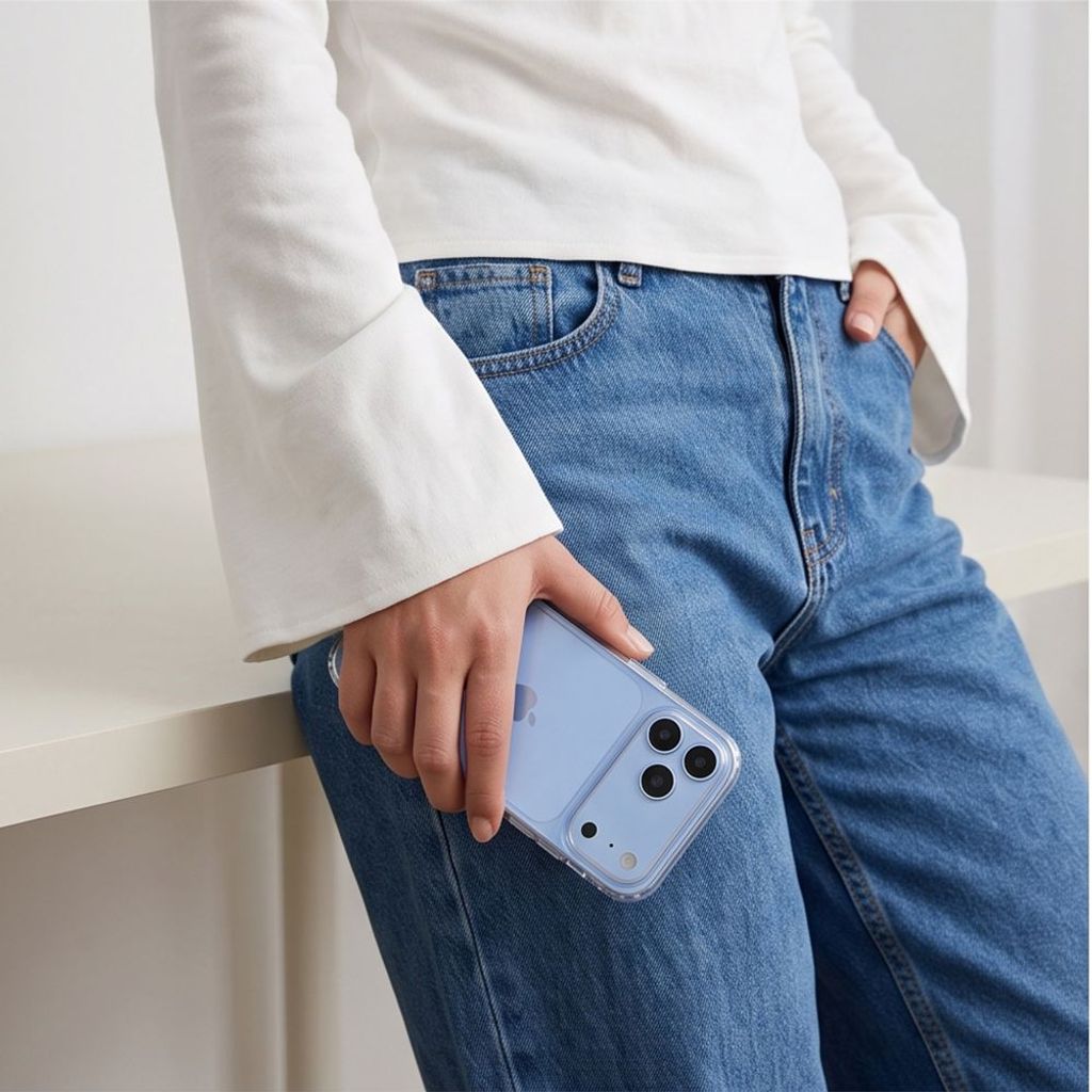 Tech-Protect FlexAir Hybrid -kuori iPhone 17 Pro/18 Pro:lle - Läpinäkyvä