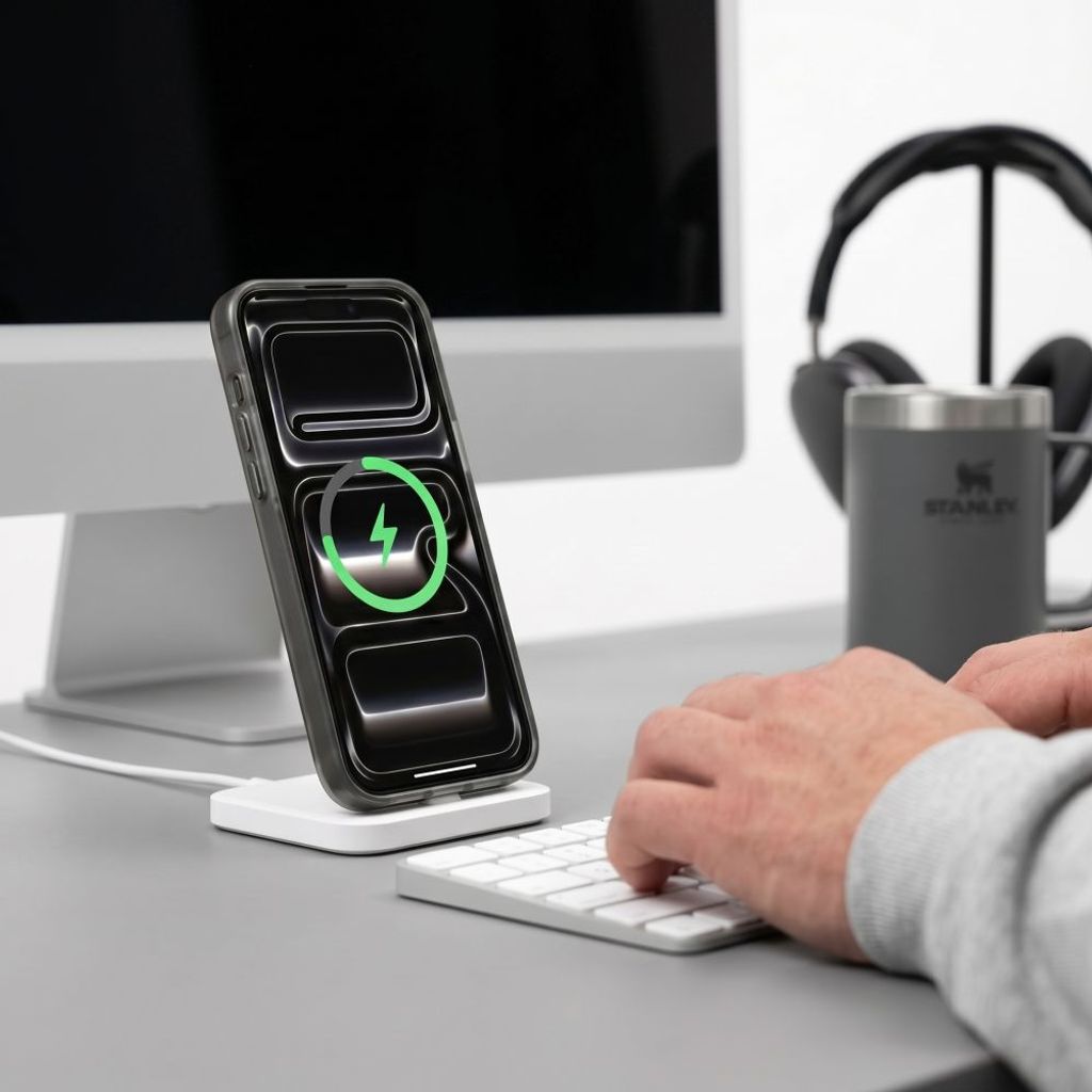 Tech-Protect MagZero MagSafe Cover til iPhone 17 Pro Max/18 Pro Mac - Gennemsigtig/Sort