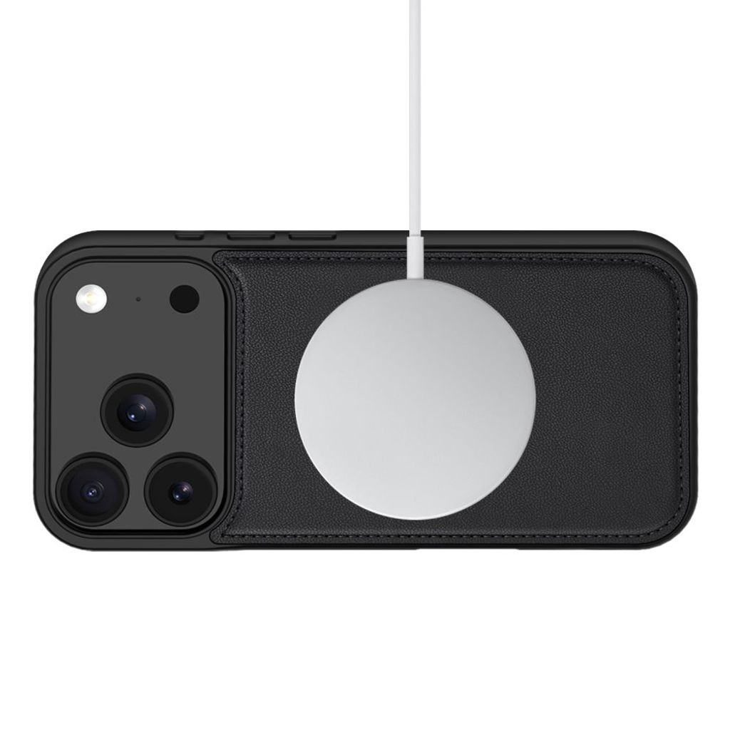 Tech-Protect Wallet MagSafe -kotelo iPhone 17 Pro Max/18 Pro Max:lle - Musta