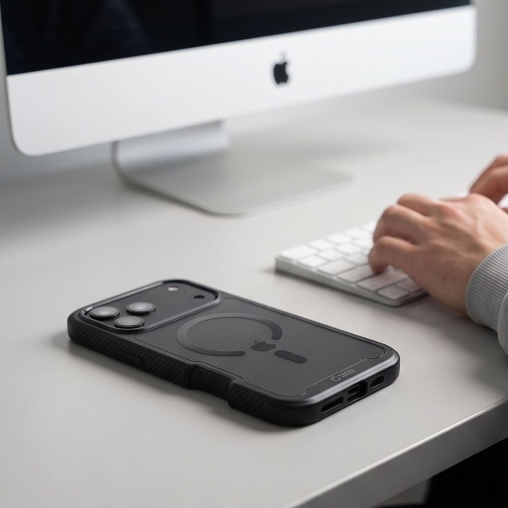 Tech-Protect Defense MagSafe -kuori iPhone 17 Pro Max/18 Pro Max:lle - Musta