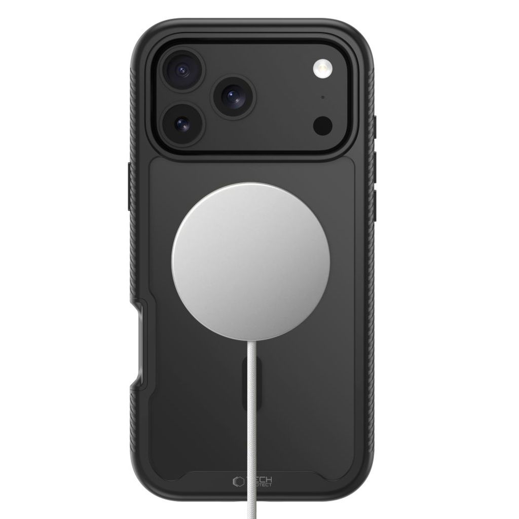 Tech-Protect Defense MagSafe -kuori iPhone 17 Pro Max/18 Pro Max:lle - Musta
