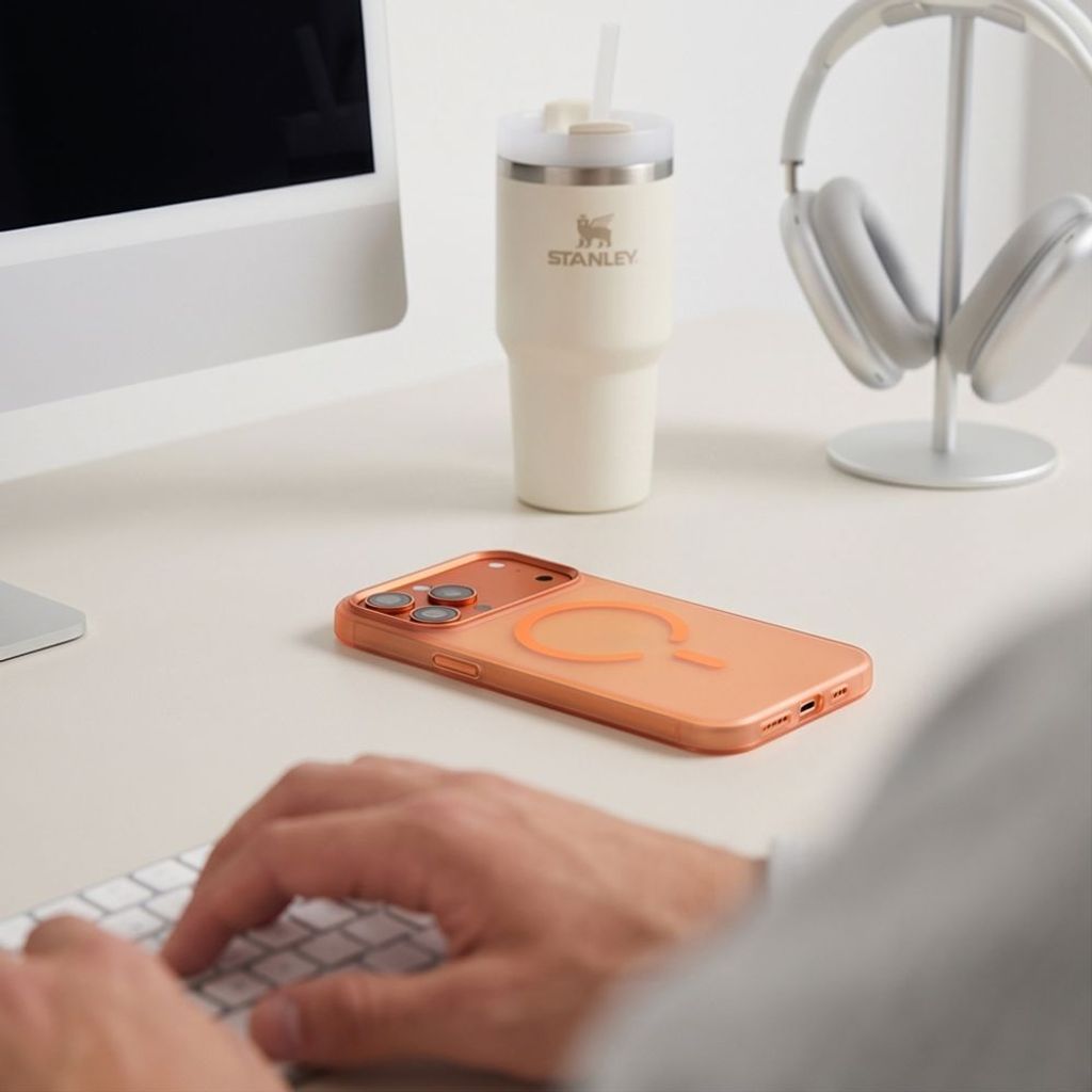Tech-Protect MagZero MagSafe Skal till iPhone 17 Pro/18 Pro - Orange