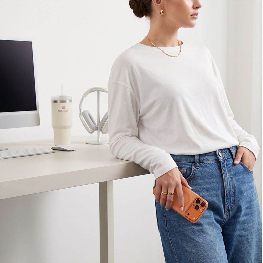 Tech-Protect MagZero MagSafe Skal till iPhone 17 Pro/18 Pro - Orange