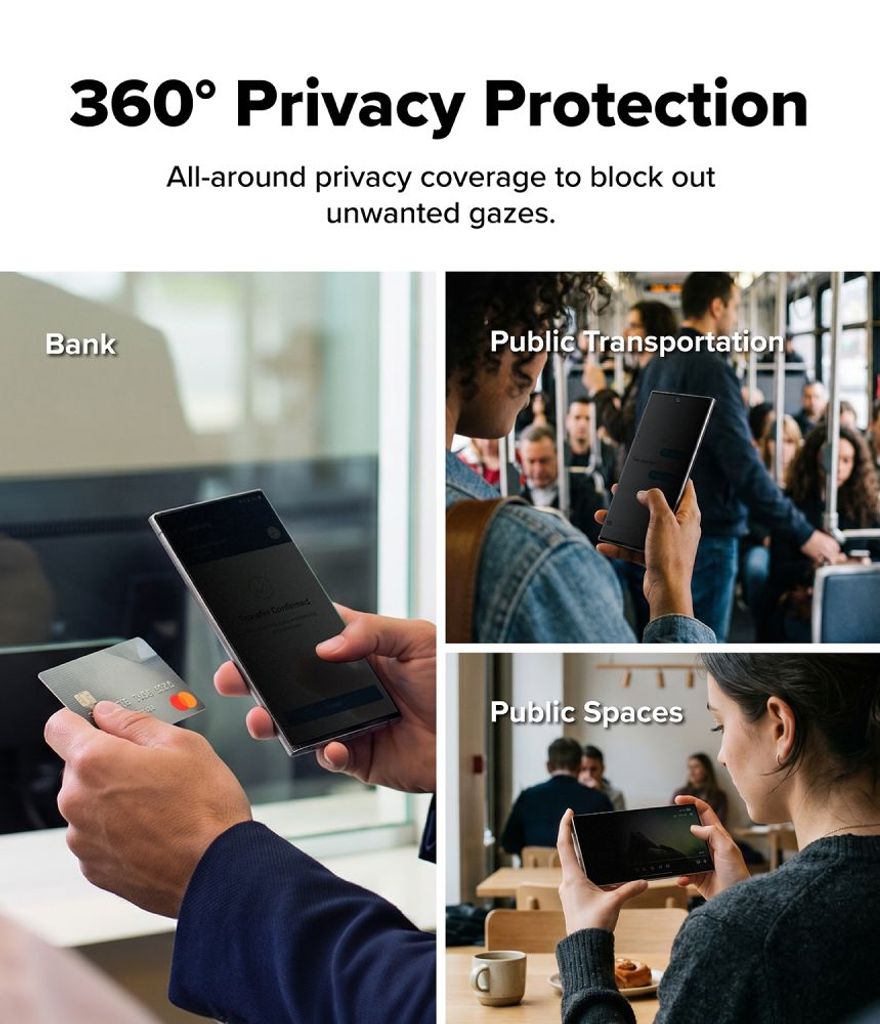 Ringke Easy Slide Privacy 360 Skjermbeskytter til Samsung Galaxy Z Fold 8 Ultra