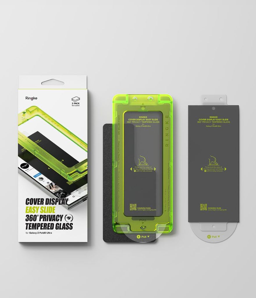Ringke Easy Slide Privacy 360 Skjermbeskytter til Samsung Galaxy Z Fold 8 Ultra