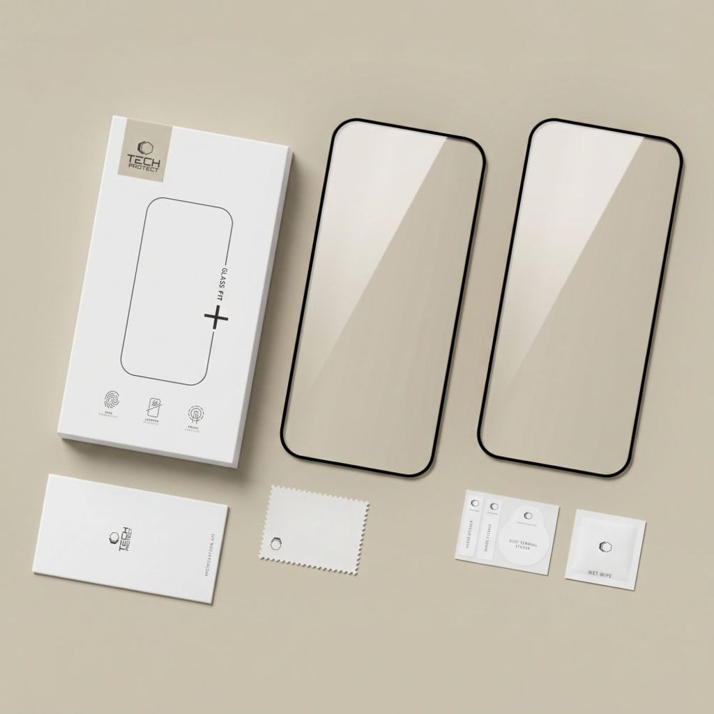 Tech-Protect Glass Fit+ Näytönsuoja 2-pakkaus till Xiaomi Redmi 17