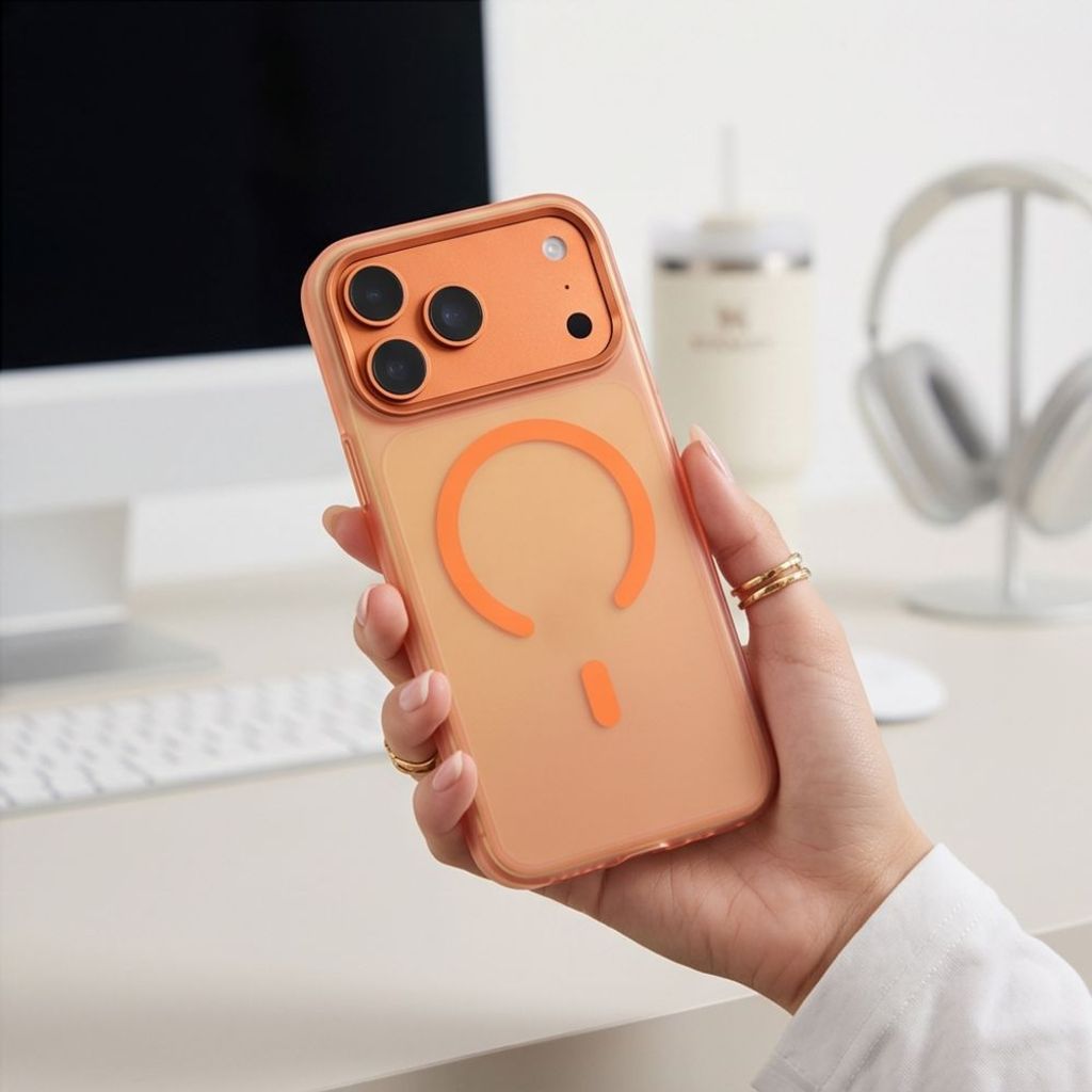 Tech-Protect MagZero MagSafe -kuori iPhone 17 Pro Max/18 Pro Max:lle - Oranssi