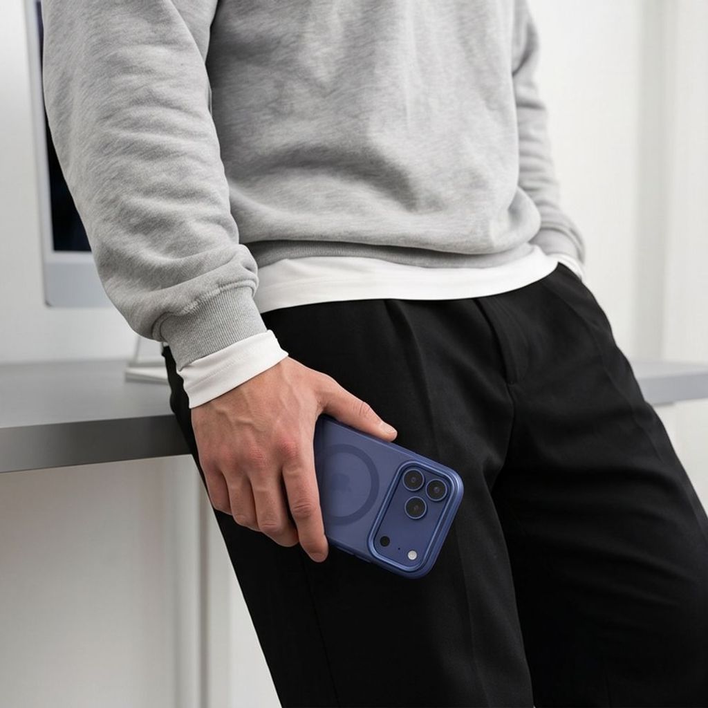 Tech-Protect MagZero MagSafe -kuori iPhone 17 Pro Max/18 Pro Max:lle - Tummansininen