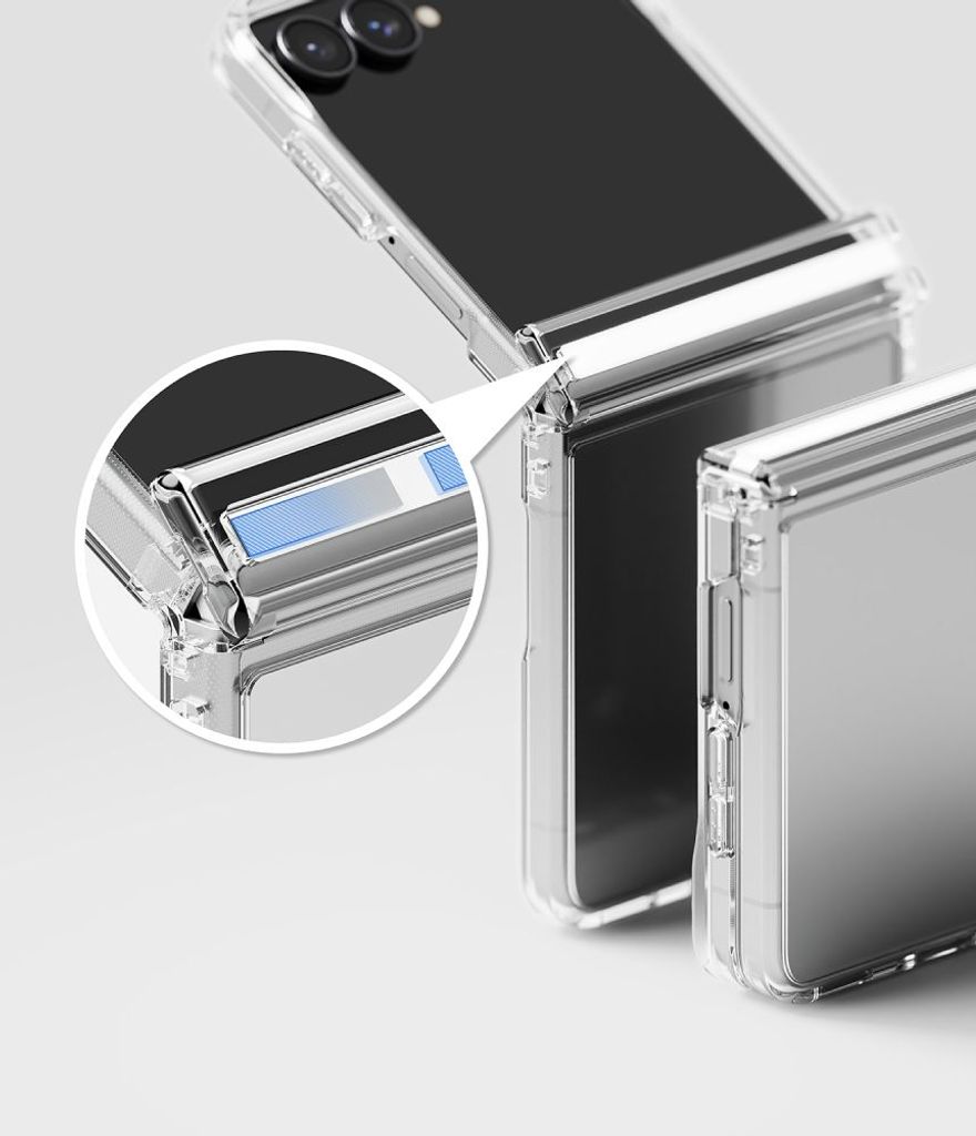 Ringke Fusion Flap Cover til Samsung Galaxy Z Flip 8 - Gennemsigtig