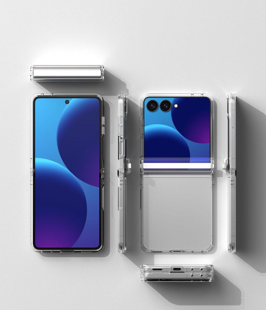 Ringke Fusion Flap Cover til Samsung Galaxy Z Flip 8 - Gennemsigtig