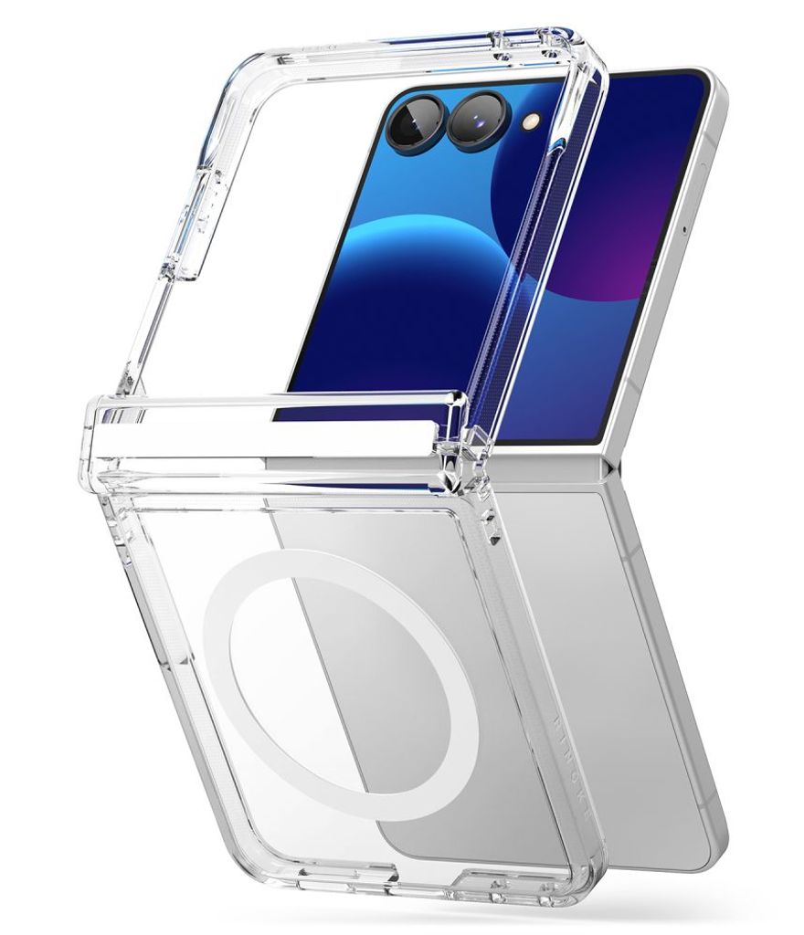 Ringke Fusion Flap MagSafe Cover til Samsung Galaxy Z Flip 8 - Gennemsigtig
