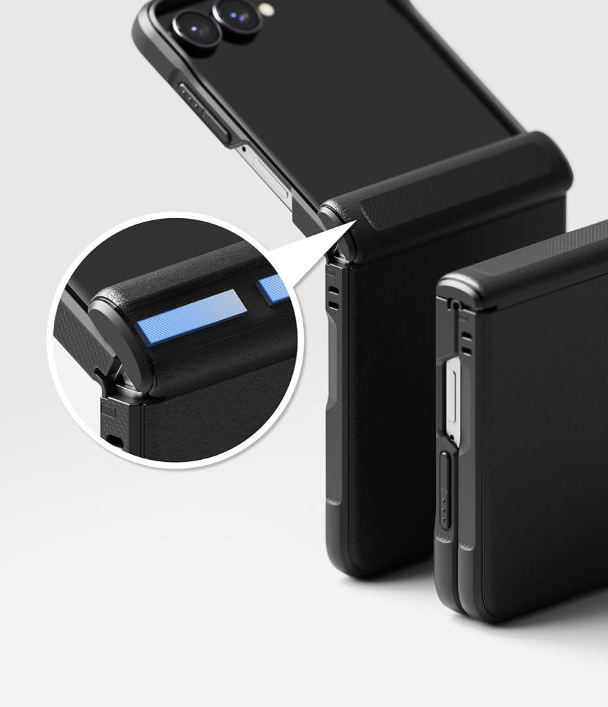 Ringke Onyx Flap Cover til Samsung Galaxy Z Flip 8 - Sort
