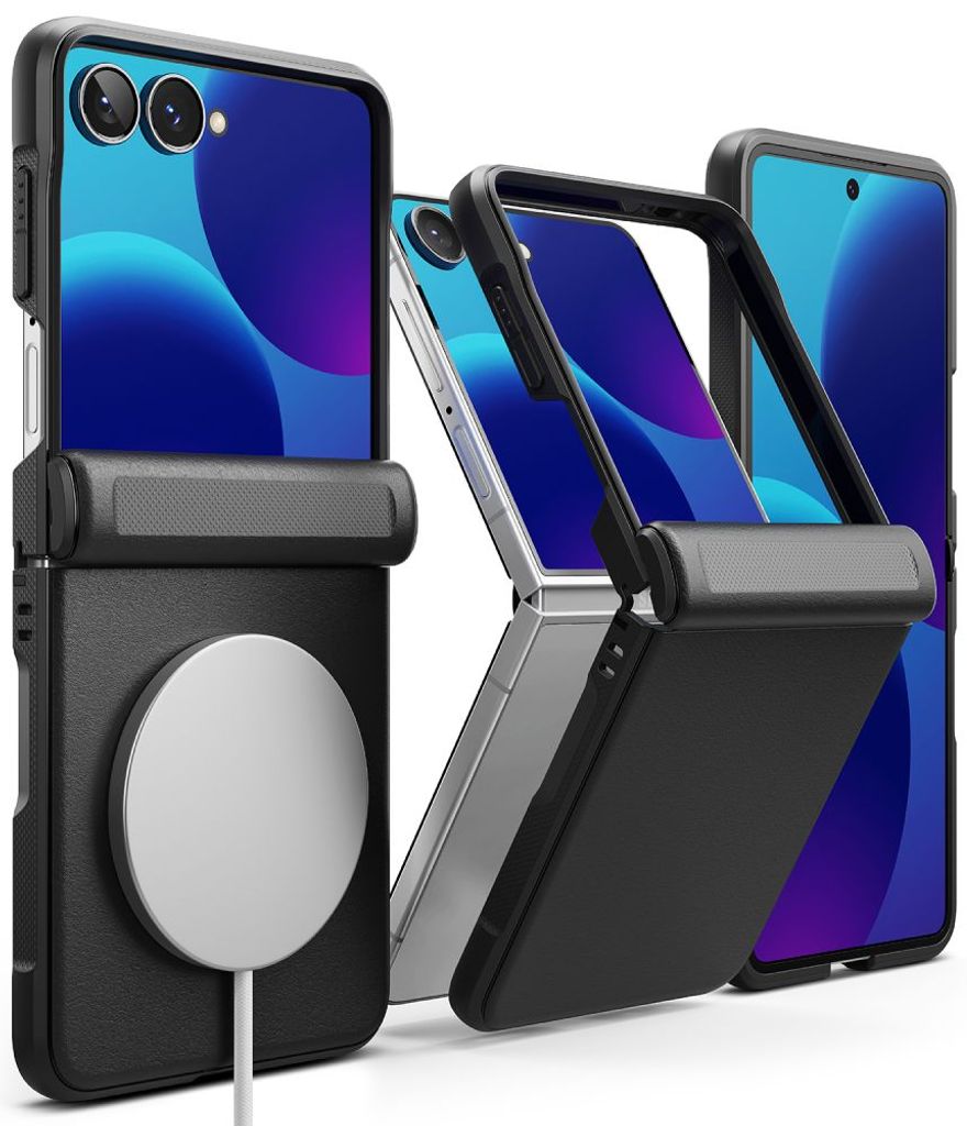 Ringke Onyx Flap Magsafe Cover til Samsung Galaxy Z Flip 8 - Sort