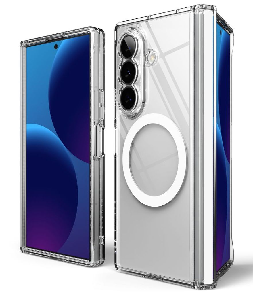 Ringke Fusion Flap MagSafe Cover til Samsung Galaxy Z Fold 8 Ultra - Gennemsigtig