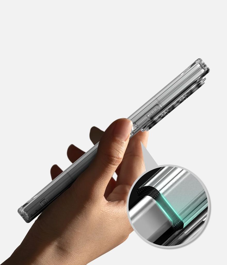 Ringke Fusion Flap MagSafe Cover til Samsung Galaxy Z Fold 8 Ultra - Gennemsigtig