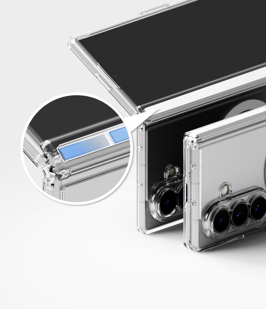Ringke Fusion Flap MagSafe Cover til Samsung Galaxy Z Fold 8 Ultra - Gennemsigtig