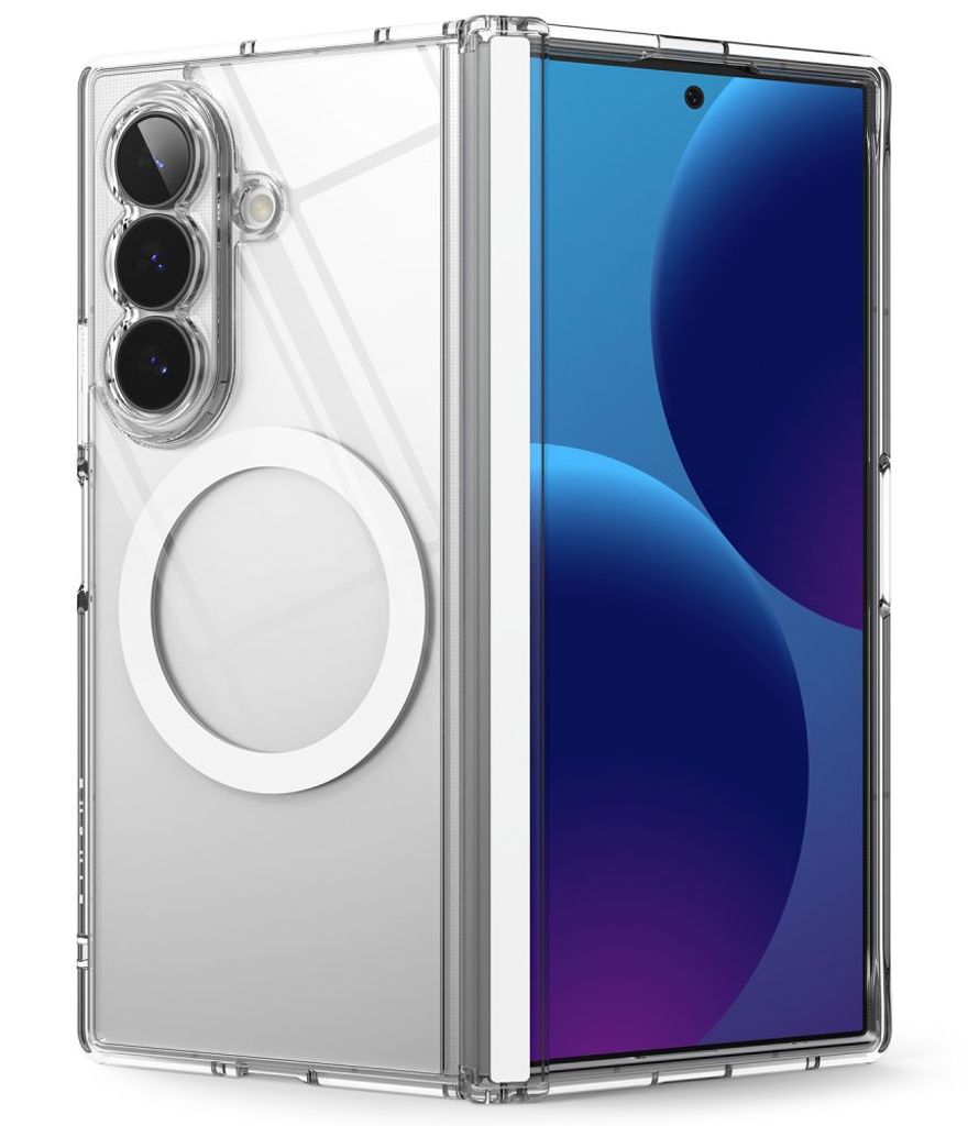 Ringke Fusion Flap MagSafe Cover til Samsung Galaxy Z Fold 8 Ultra - Gennemsigtig