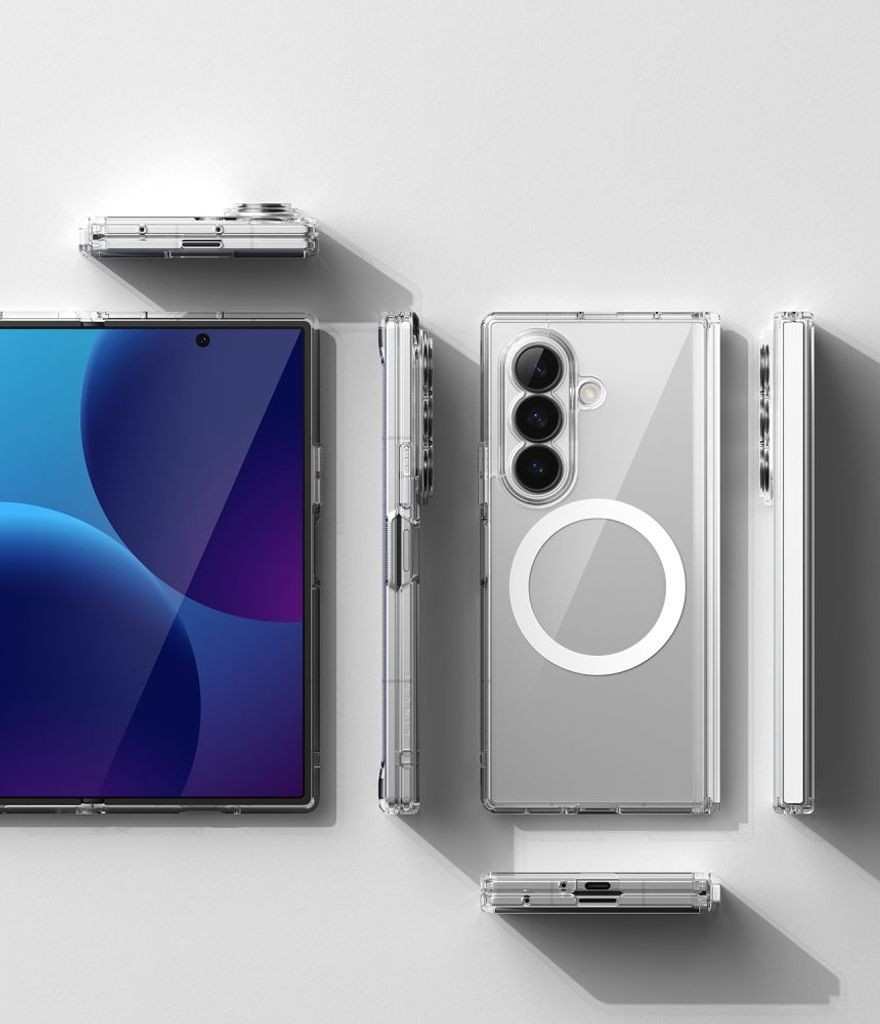 Ringke Fusion Flap MagSafe Cover til Samsung Galaxy Z Fold 8 Ultra - Gennemsigtig