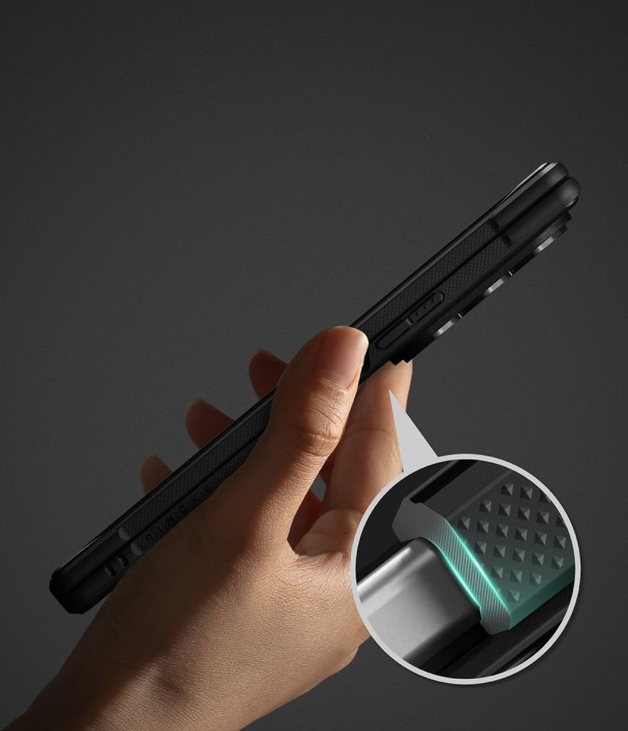 Ringke Onyx Flap Magsafe Cover til Samsung Galaxy Z Fold 8 Ultra - Sort