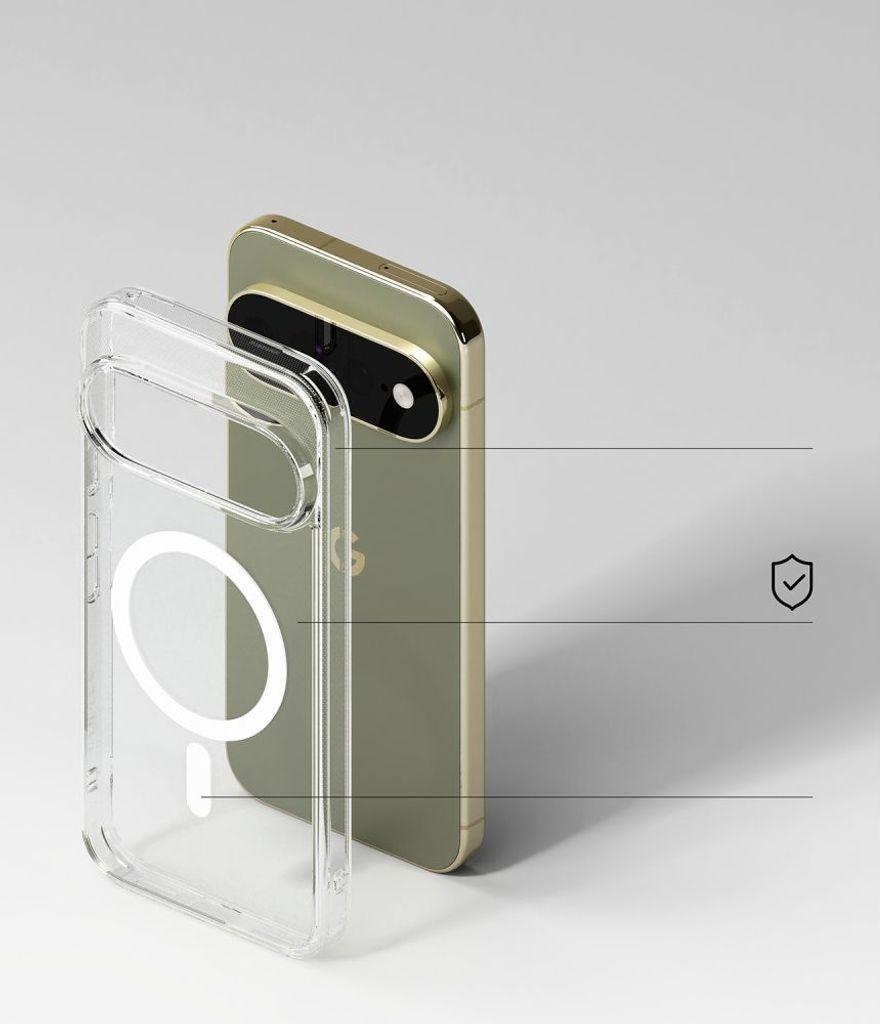 Ringke Fusion MagSafe Cover til Google Pixel 11 Pro XL - Gennemsigtig