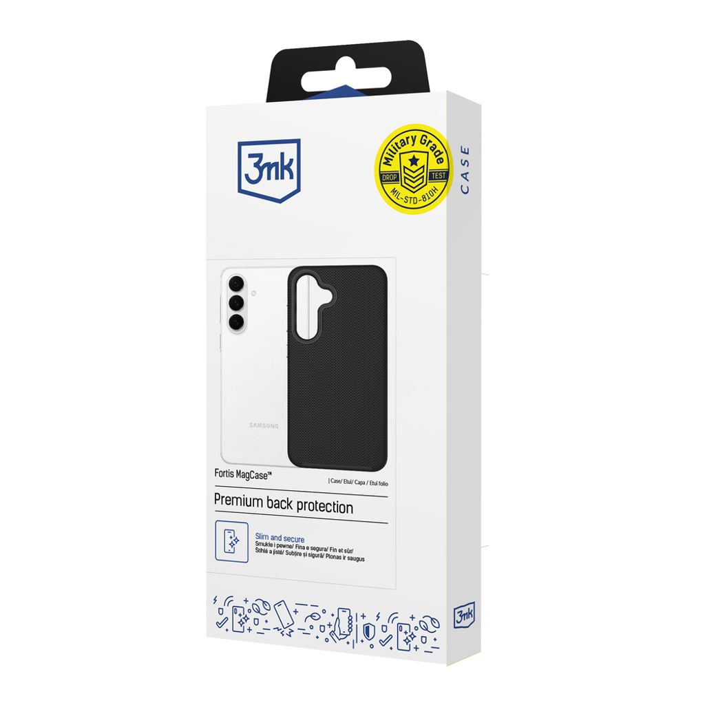 3mk Fortis MagSafe Skal till Samsung Galaxy S26 FE - Svart