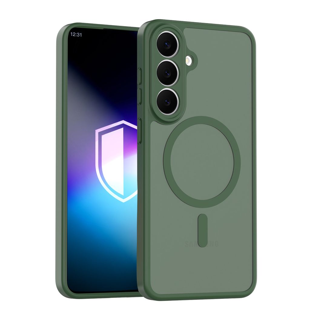 3mk Misty MagSafe Cover til Samsung Galaxy S26 FE - Grøn