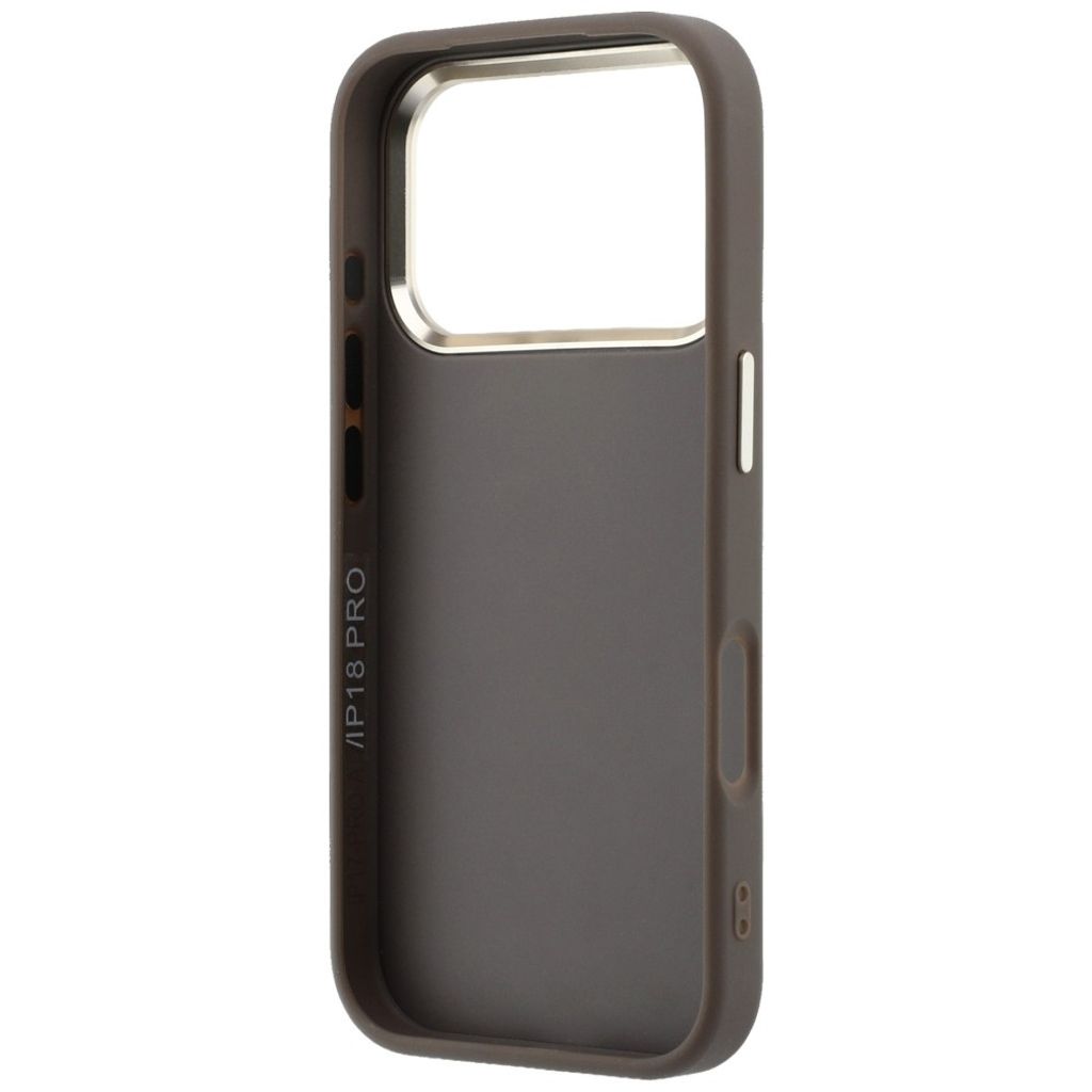 Guess 4G Big Resin Logo -kuori iPhone 17 Pro/18 Pro:lle - Ruskea