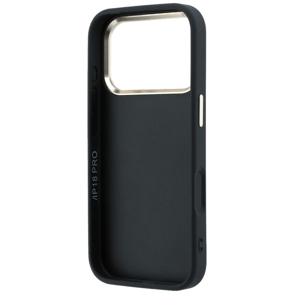 Guess 4G Big Resin Logo -kuori iPhone 17 Pro/18 Pro:lle - Musta